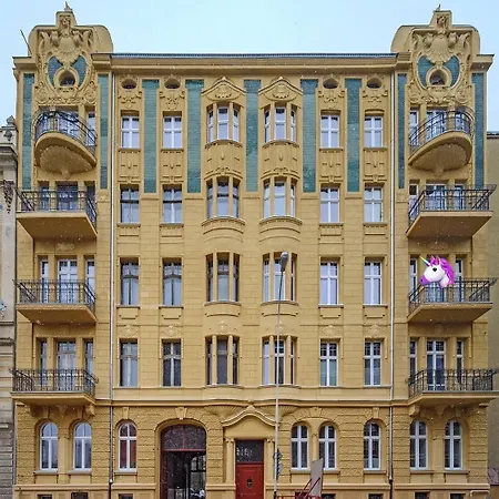 Przystan Jednorozca Balkon Z Widokiem Center * 罗兹