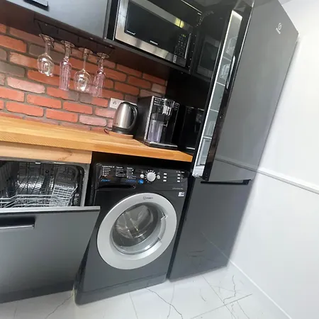 Loft Z Antresola I Balkonem W Centrum Lodzi Przystan Jednorozca Klimatyzacja Faktura *