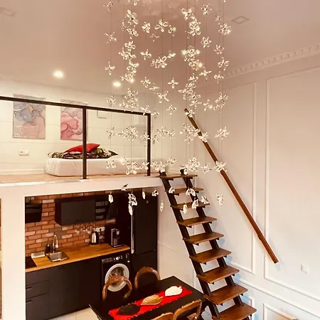 公寓 Przystan Jednorozca Balkon Z Widokiem Center 罗兹