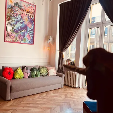 Przystan Jednorozca Balkon Z Widokiem Center 公寓