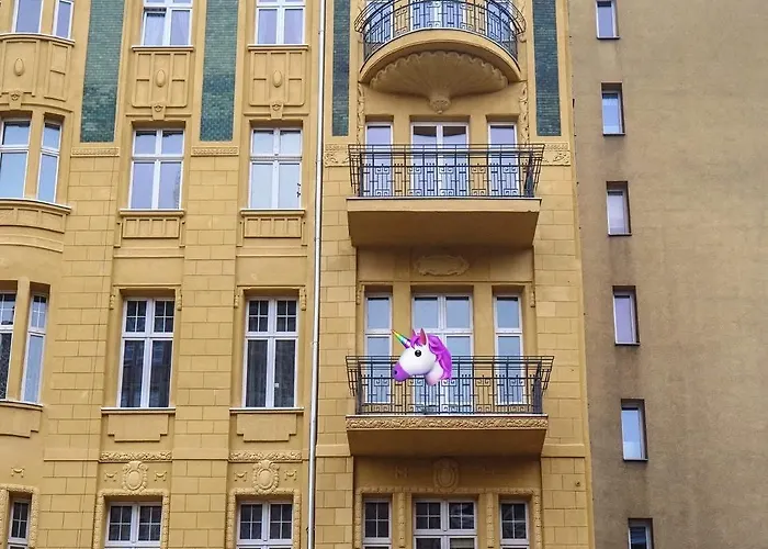 Loft Z Antresola I Balkonem W Centrum Przystan Jednorozca Klimatyzacja Appartamento Łódź