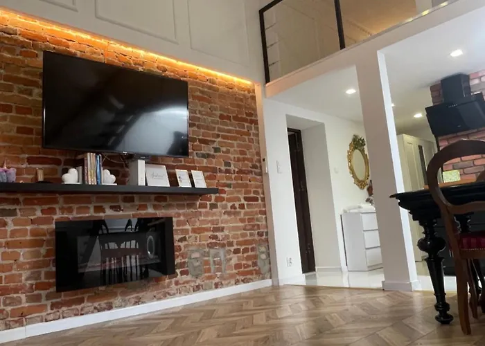 Appartamento Loft Z Antresola I Balkonem W Centrum Przystan Jednorozca Klimatyzacja *