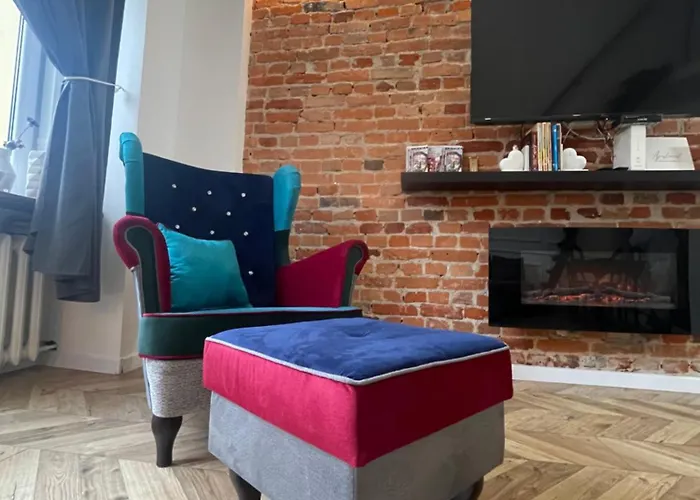 Appartamento Loft Z Antresola I Balkonem W Centrum Przystan Jednorozca Klimatyzacja