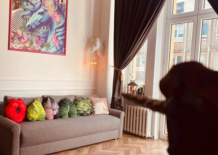 Loft Z Antresola I Balkonem W Centrum Przystan Jednorozca Klimatyzacja Appartamento