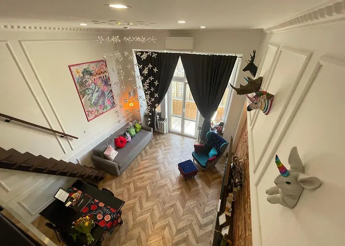 Loft Z Antresola I Balkonem W Centrum Przystan Jednorozca Klimatyzacja * Łódź